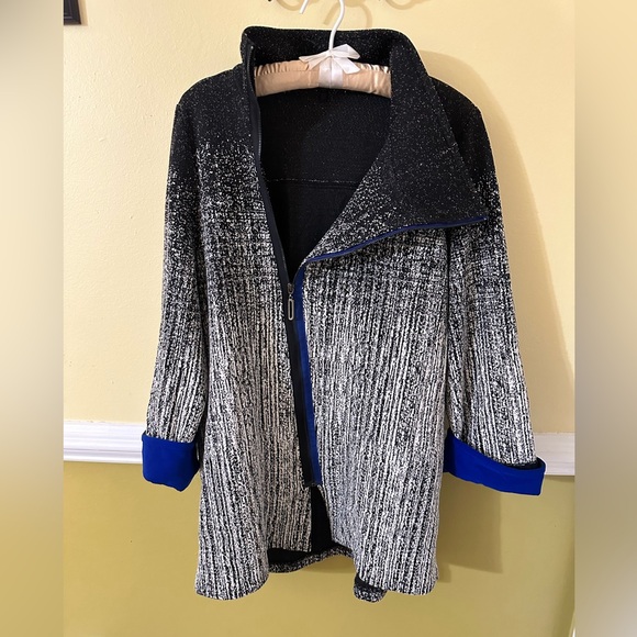 IC by Connie K Asymmetrical Jacket sz Large - Picture 11 of 16